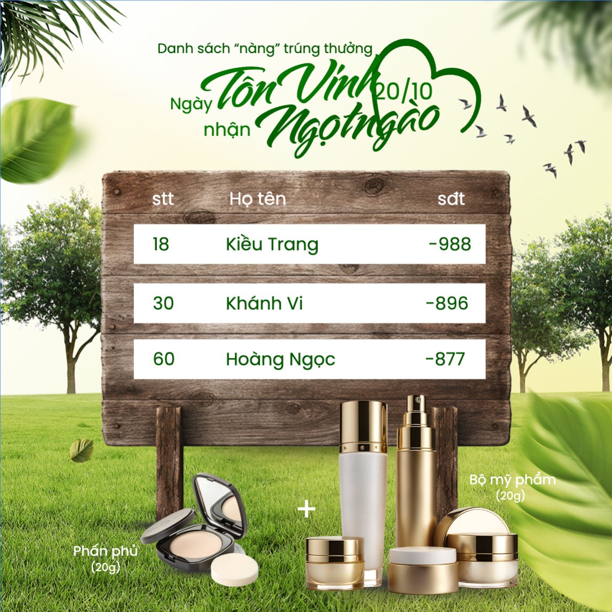 20/10, Ngày phụ nữ Việt Nam, Vietnamese Women's Day, phụ nữ, sự kiện, event, mỹ phẩm, làm đẹp, beauty, hiện đại, modern