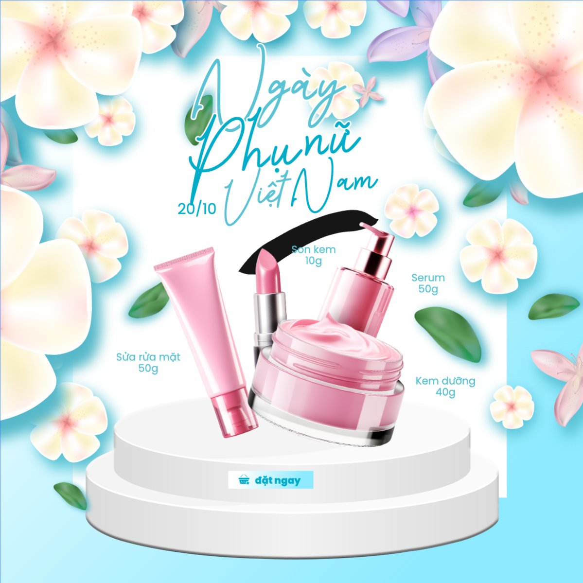 Mẫu Ảnh Sản Phẩm 20/10, Ngày phụ nữ Việt Nam, Vietnamese Women's Day, phụ nữ, sự kiện, event, dễ thương, cute, chibi, hoạt hình, cartoon — LayerPic