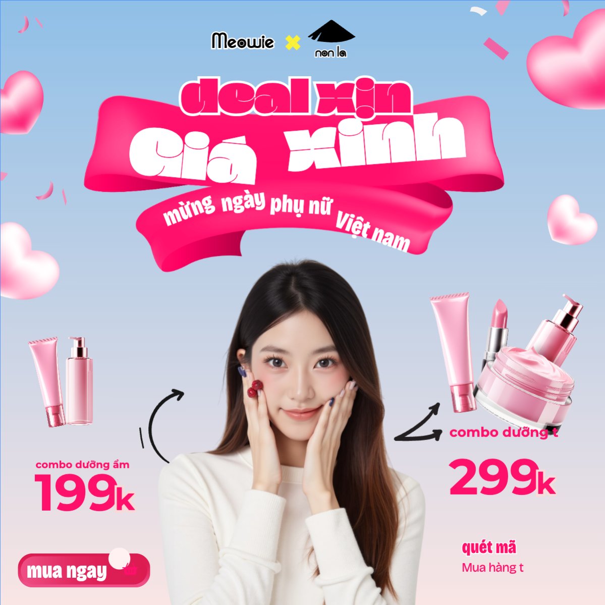 20/10, Ngày phụ nữ Việt Nam, Vietnamese Women's Day, phụ nữ, sự kiện, event, mỹ phẩm, làm đẹp, beauty, hiện đại, modern