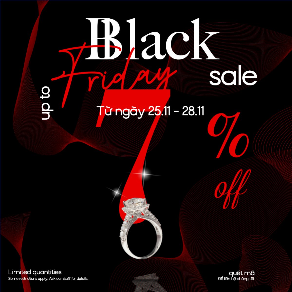 Mẫu Ảnh Sản Phẩm Black Friday sale — LayerPic