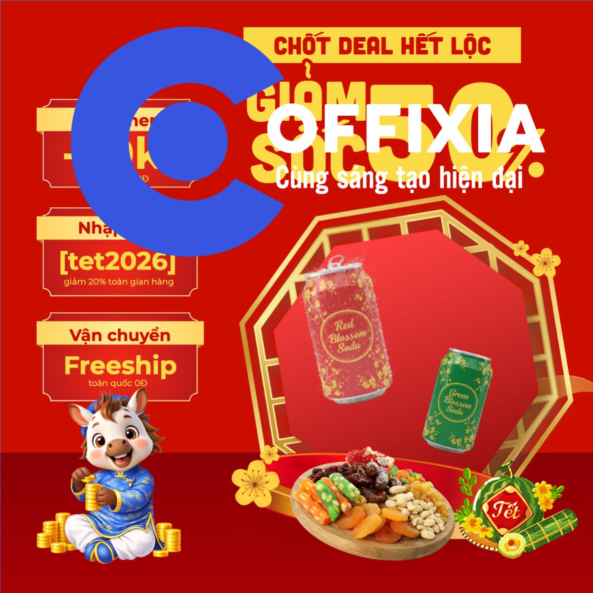 Chốt deal hết lộc giảm sốc 50%