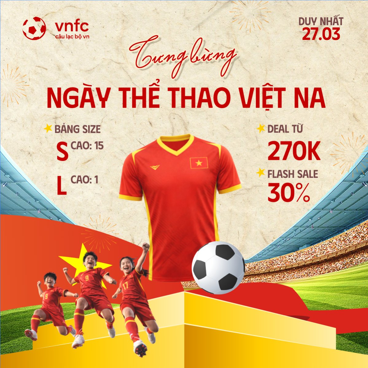 Tưng bừng ngày thể thao Việt Nam 27/3