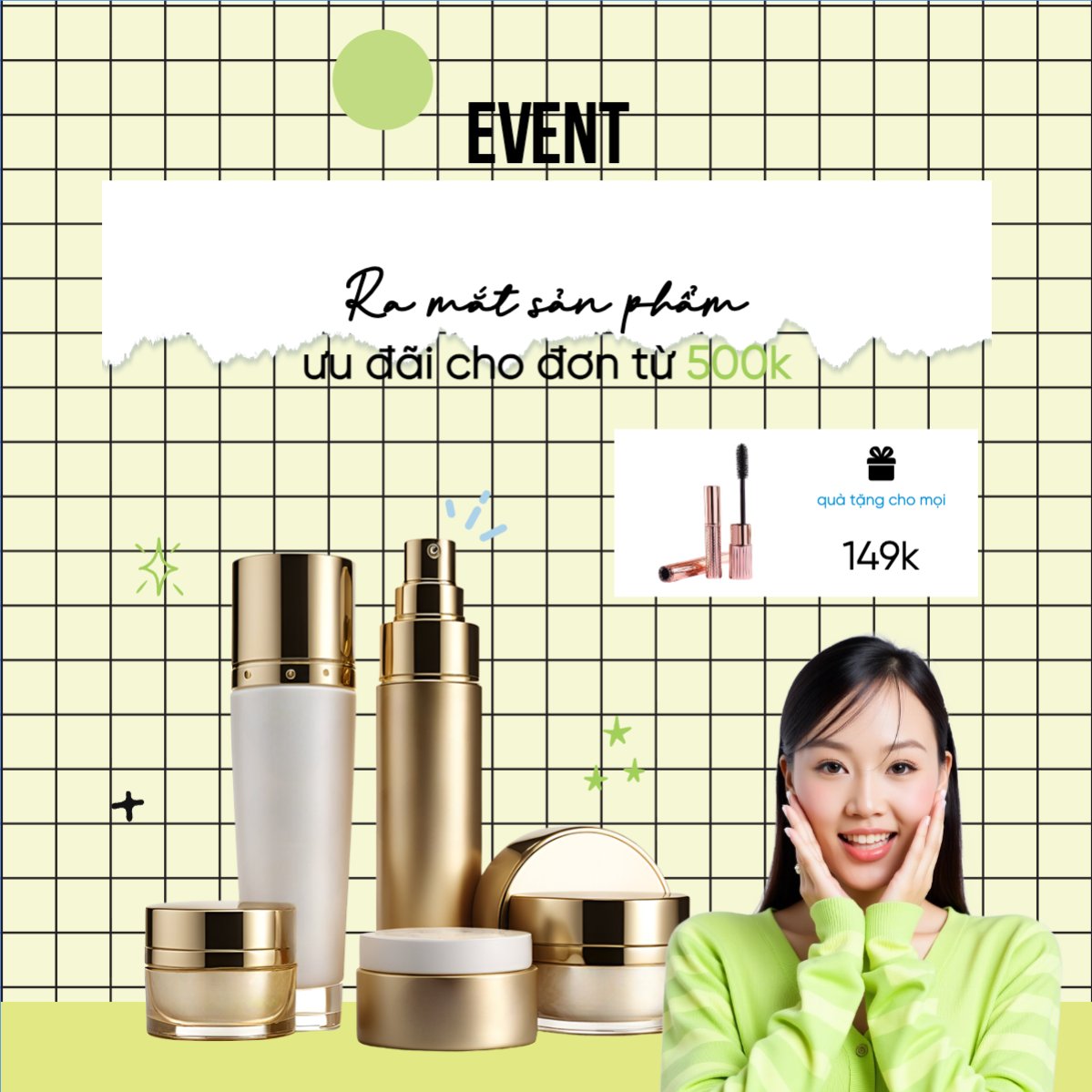Mỹ phẩm, cosmetic, make up, skincare, spa, beauty, làm đẹp, thẩm mỹ