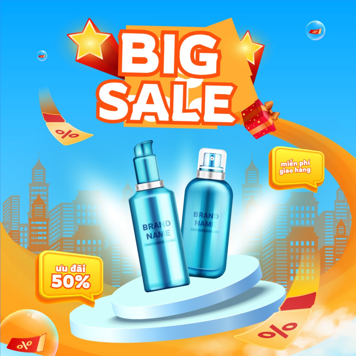 Mẫu Ảnh Sản Phẩm Big sale tưng bừng giảm giá — LayerPic