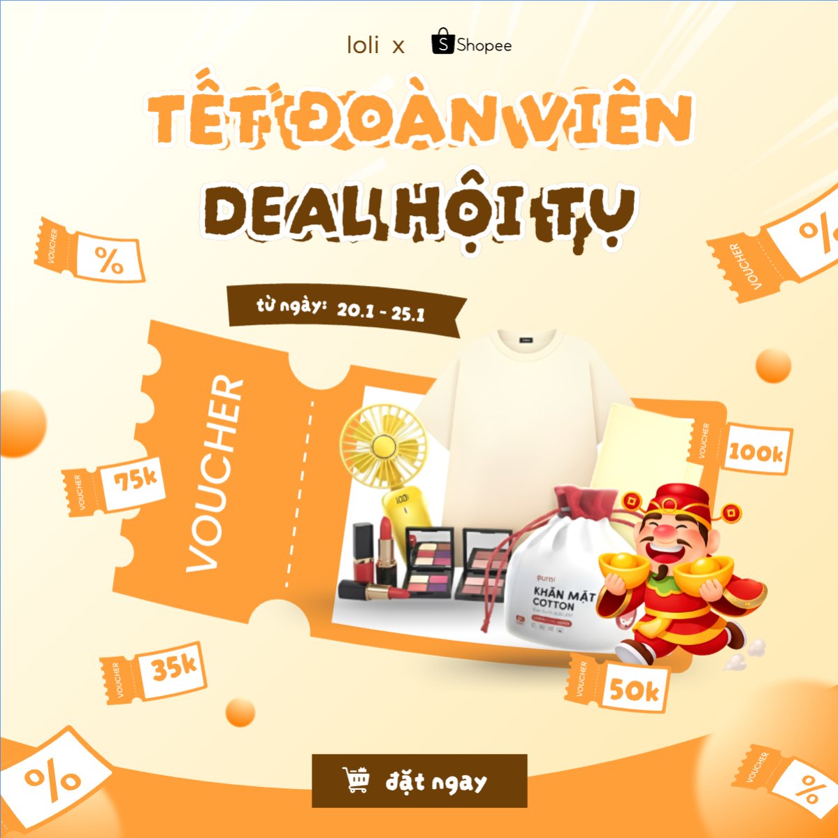 Tết đoàn viên deal hội tụ