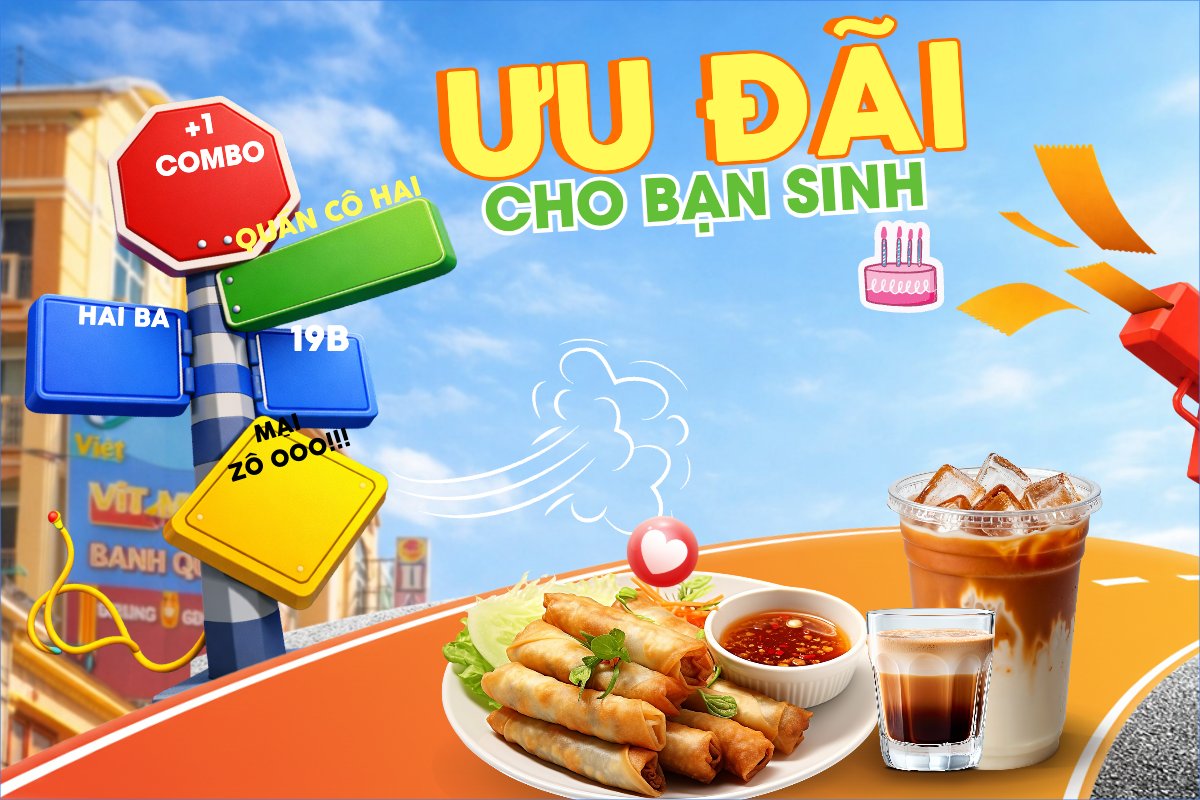 Mẫu Bài post MXH ngang Ưu đãi cho bạn tháng tư — LayerPic