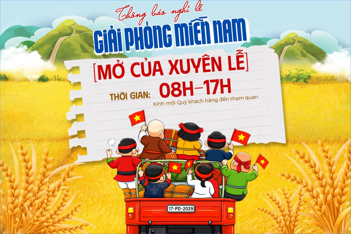 Lịch nghỉ lễ 30/4-1/5