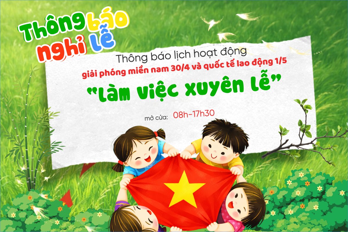 Lịch nghỉ lễ 30/4-1/5