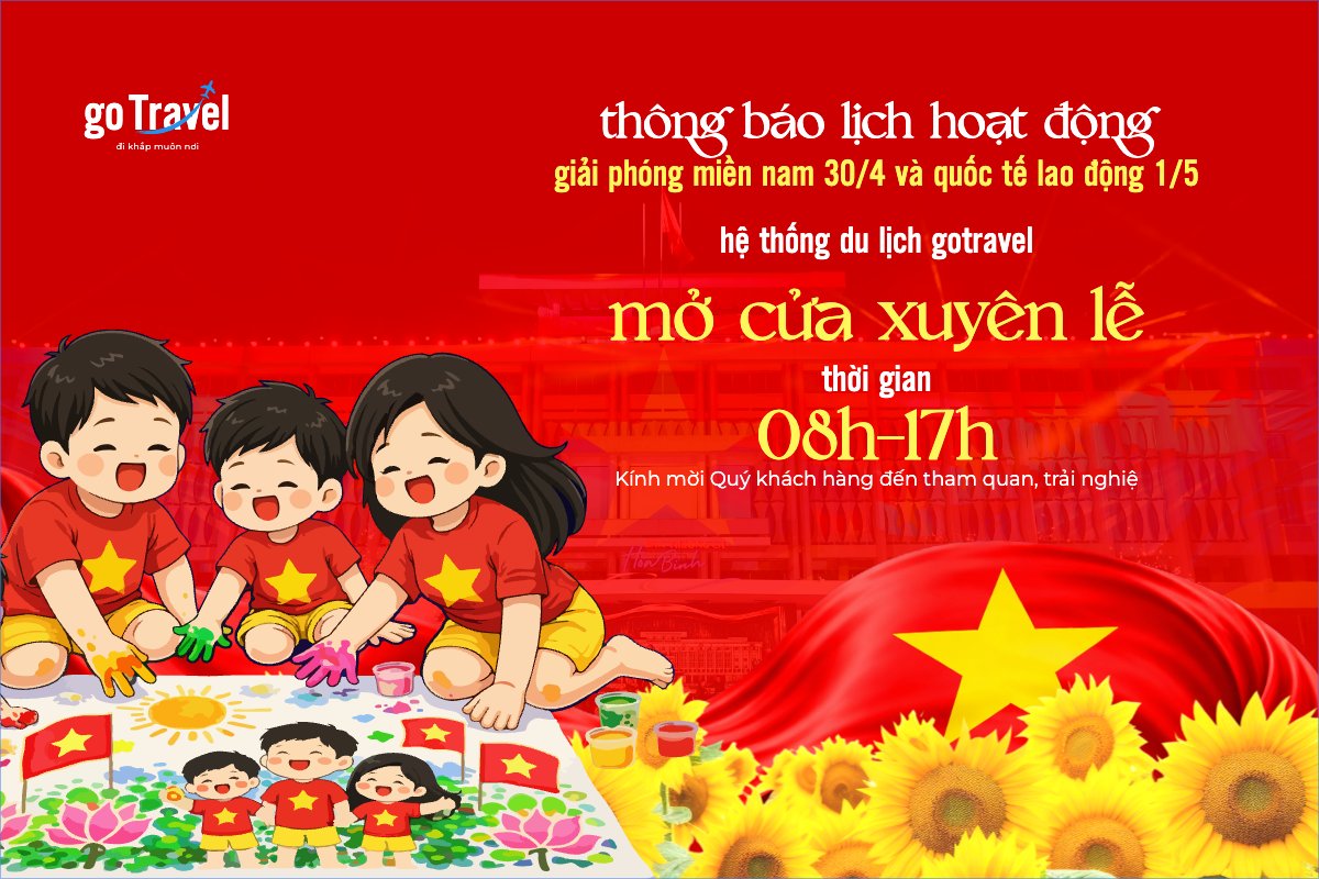 Mẫu Bài post MXH ngang Làm việc xuyên lễ — LayerPic
