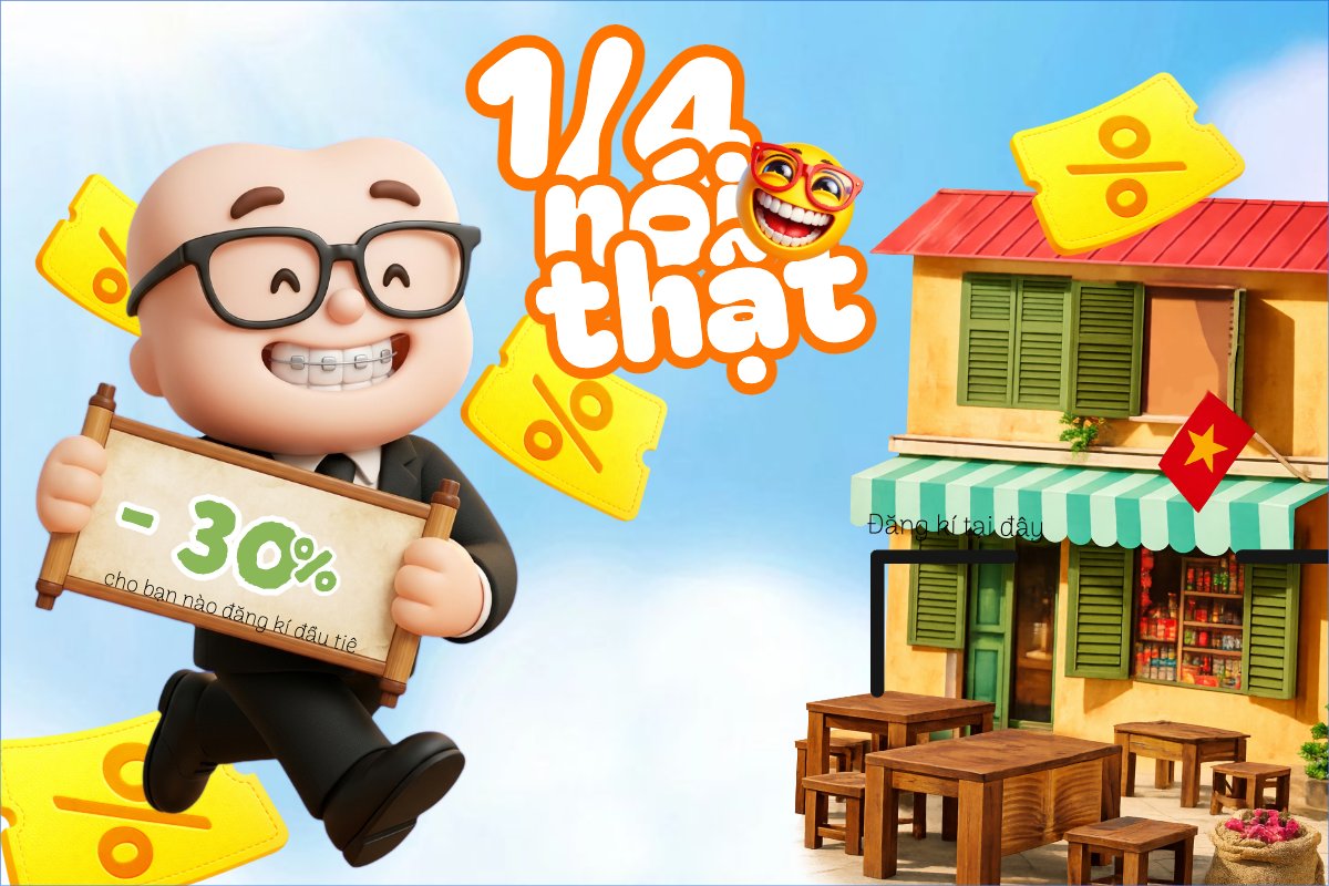 Mẫu Bài post MXH ngang 1/4 nói thật — LayerPic