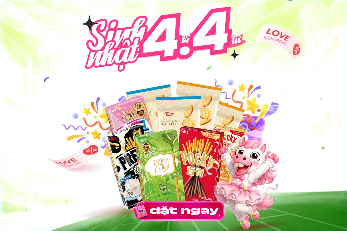 Mẫu Bài post MXH ngang Sinh nhật 4.4 chốt deal vô tư — LayerPic