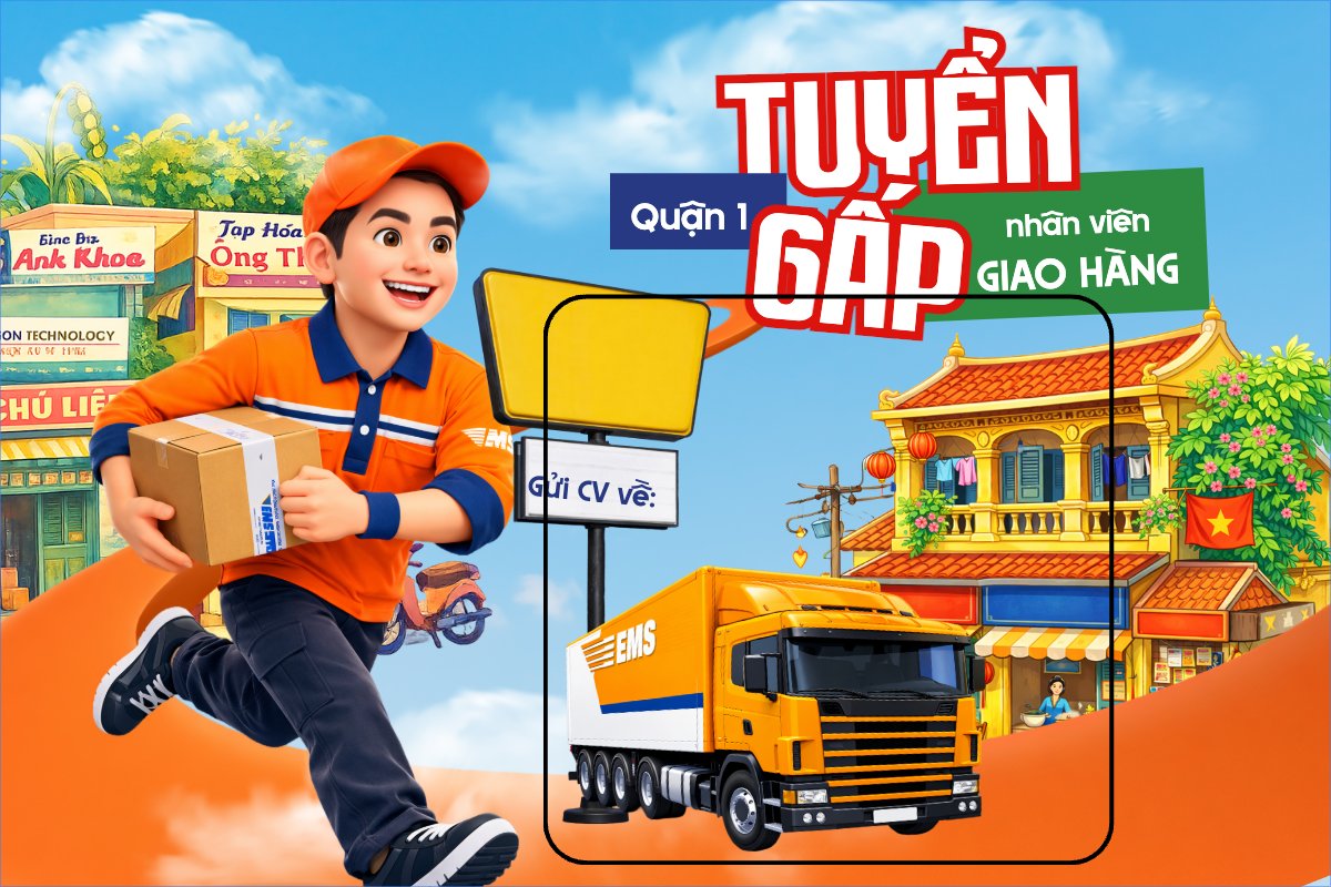 Tuyển gấp nhân viên giao hàng