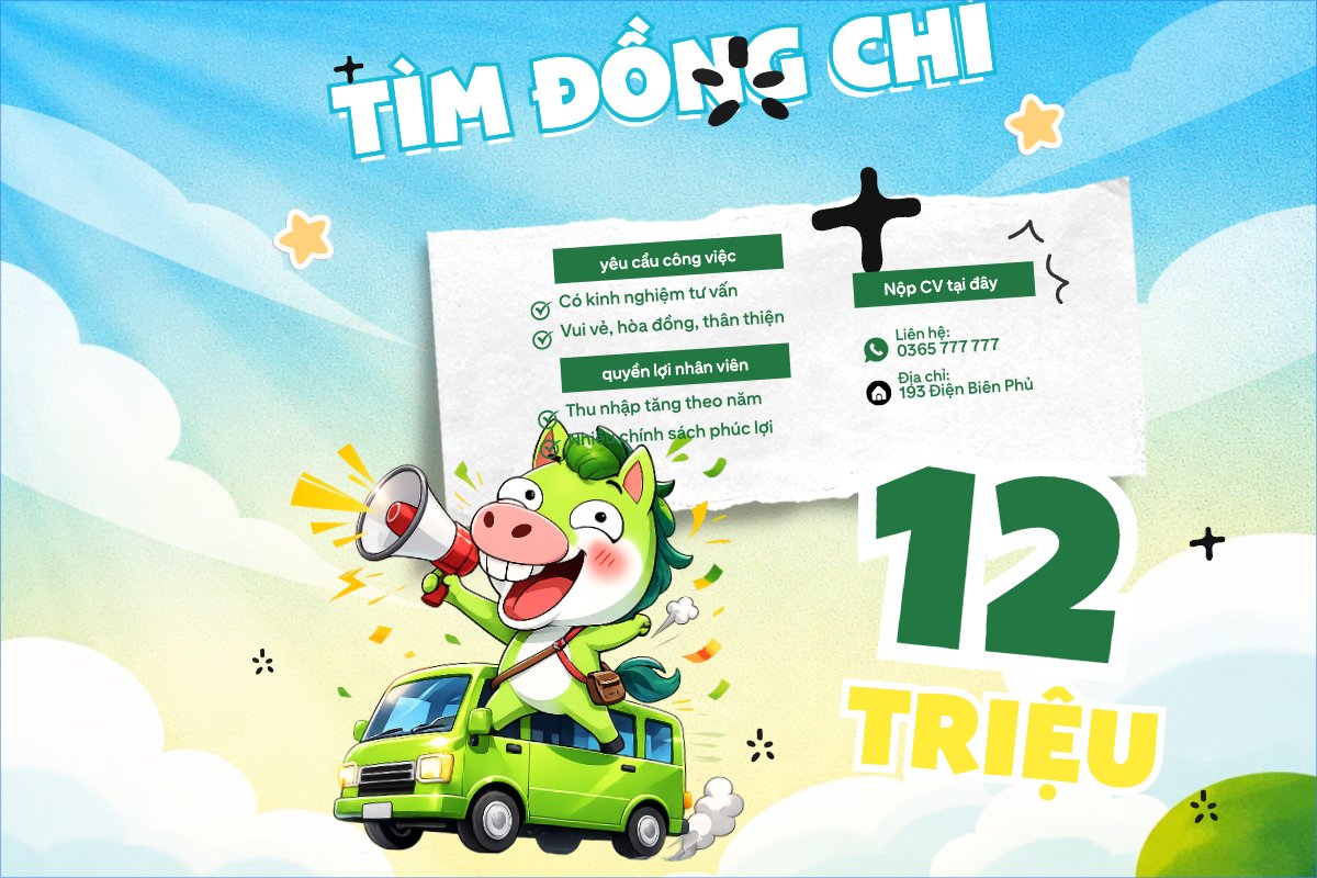 Mẫu Bài post MXH ngang Tìm đồng chí — LayerPic