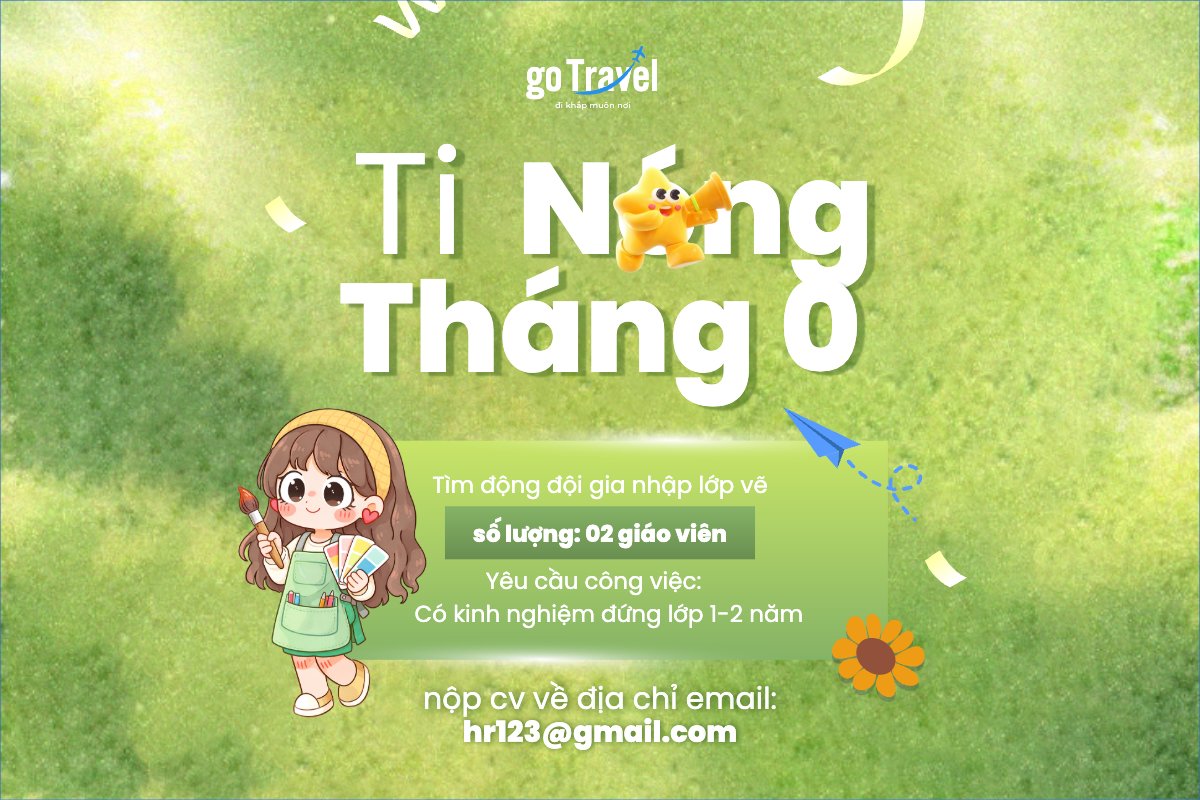 Mẫu Bài post MXH ngang Tin nóng tháng 06 — LayerPic