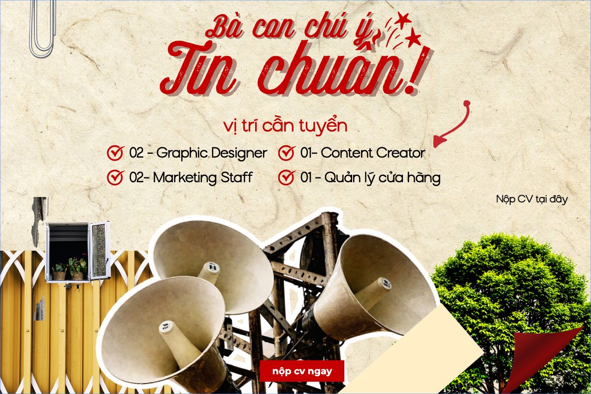 Mẫu Bài post MXH ngang Tuyển dụng nhân tài — LayerPic