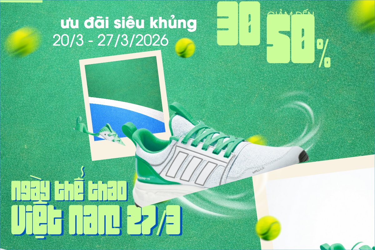 Mẫu Bài post MXH ngang Ngày thể thao Việt Nam 27/3 — LayerPic
