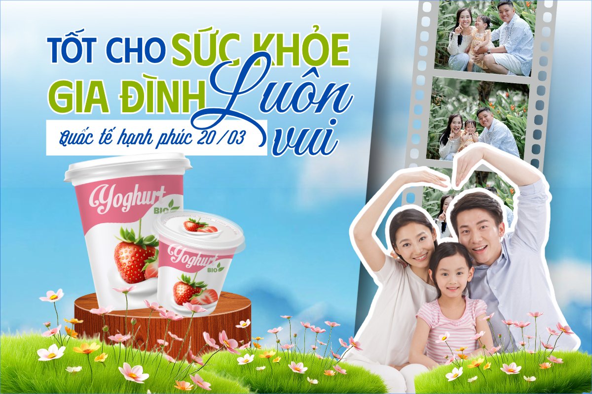 Mẫu Bài post MXH ngang Quốc tế hạnh phúc 20/3 — LayerPic
