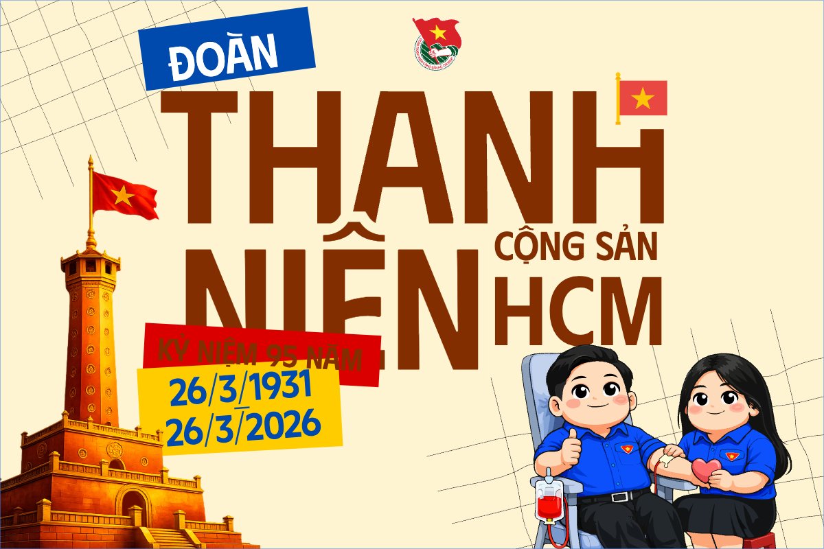 Mẫu Bài post MXH ngang Ngày thành lập Đoàn TNCS Hồ Chí Minh 20/3 — LayerPic