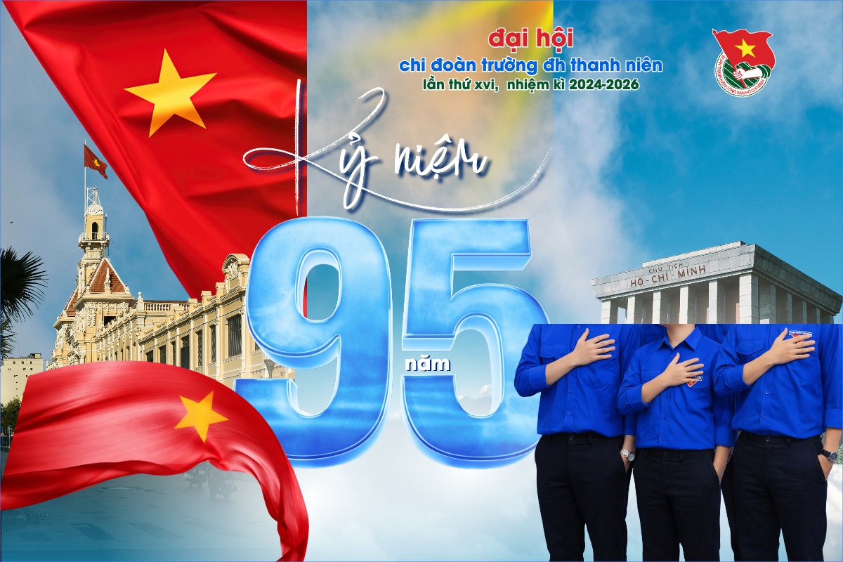 Mẫu Bài post MXH ngang Ngày thành lập Đoàn TNCS Hồ Chí Minh 20/3 — LayerPic