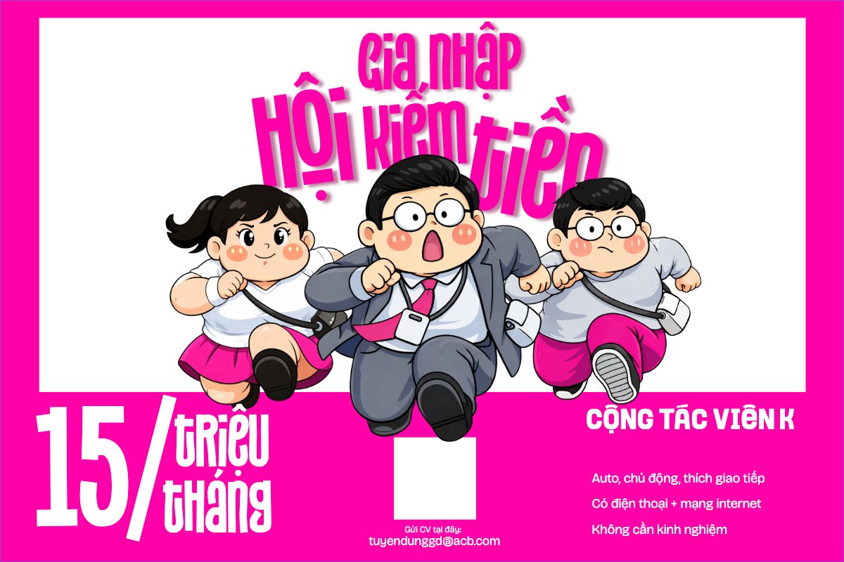 Mẫu Bài post MXH ngang Tuyển dụng cộng tác viên kinh doanh — LayerPic