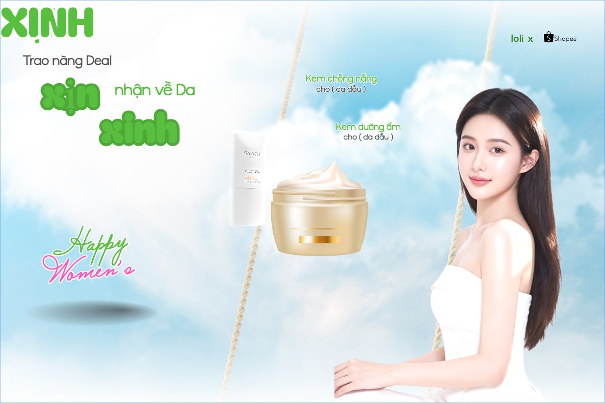 Trao nàng deal xịn nhận về da xinh