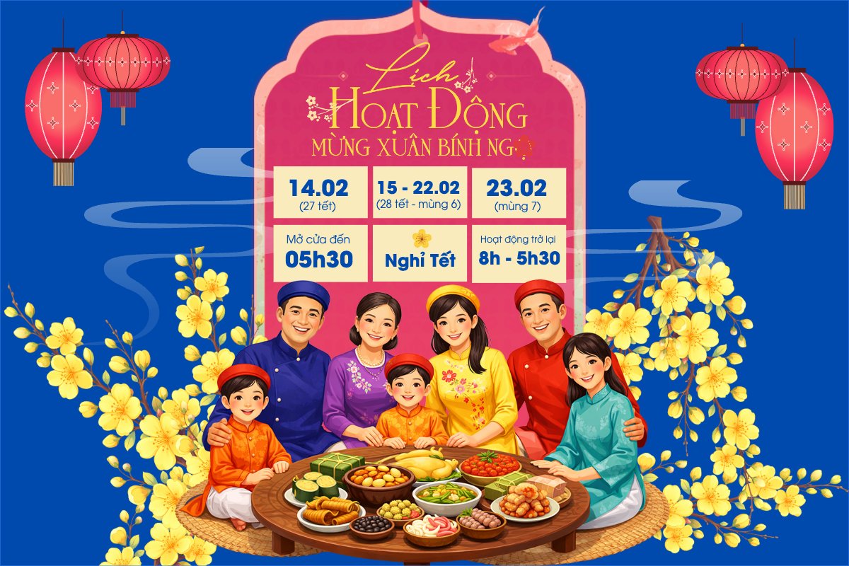 Lịch hoạt động mừng xuân bính ngọ