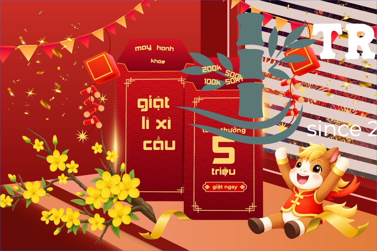 Giật lì xì cầu may