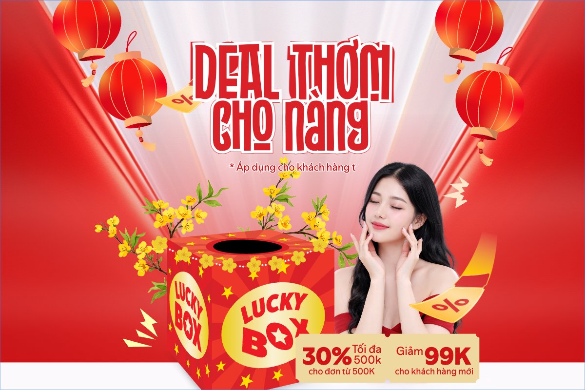 Mẫu Bài post MXH ngang Deal thơm cho nàng — LayerPic