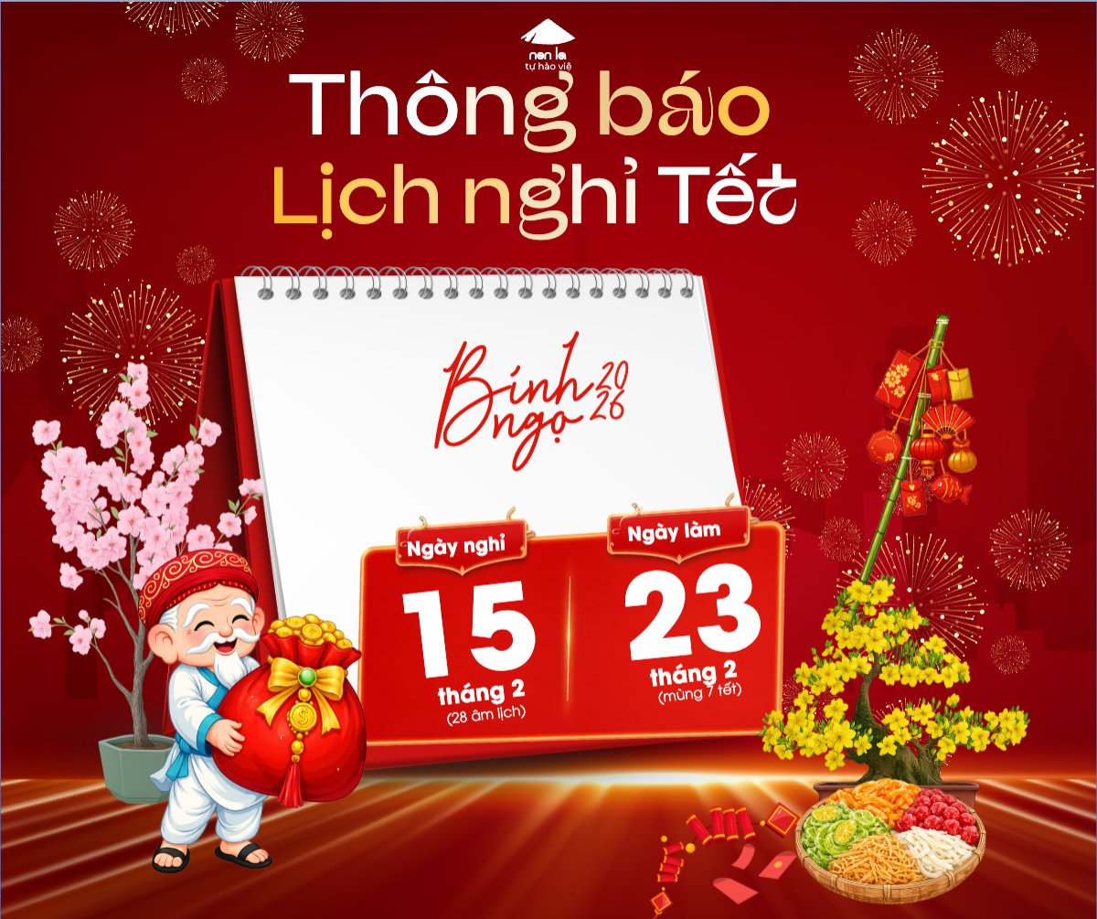 Thông báo nghỉ tết Nguyên Đán