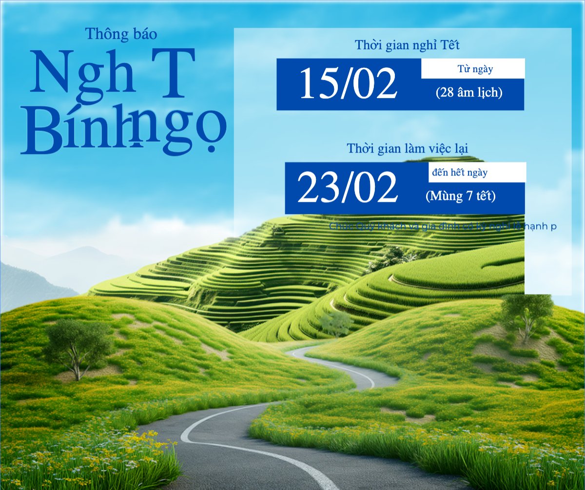 Thông báo nghỉ tết Nguyên Đán