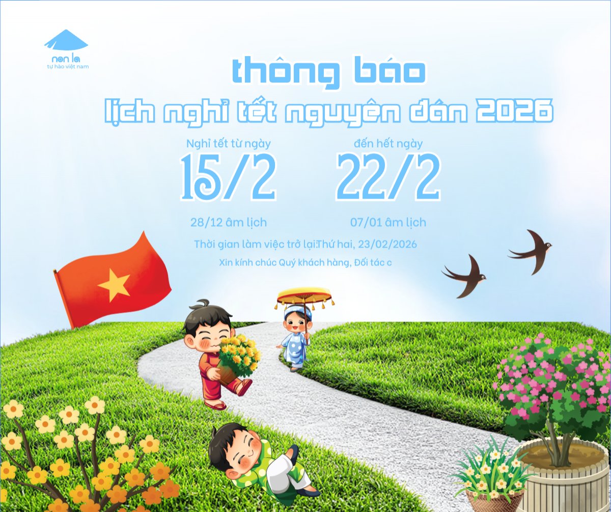 Thông báo lịch nghỉ Tết dương lịch 2026