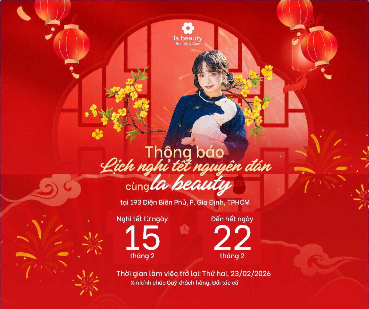 Mẫu Bài post MXH ngang Thông báo lịch nghỉ Tết dương lịch 2026 — LayerPic