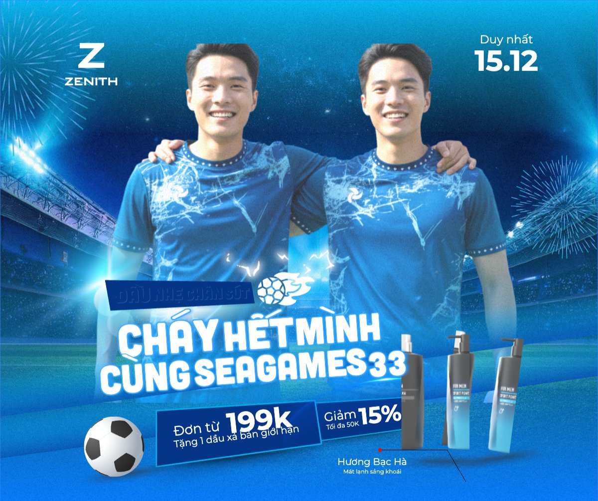 Đầu nhẹ chân sút cháy hết mình cùng Seagame 33