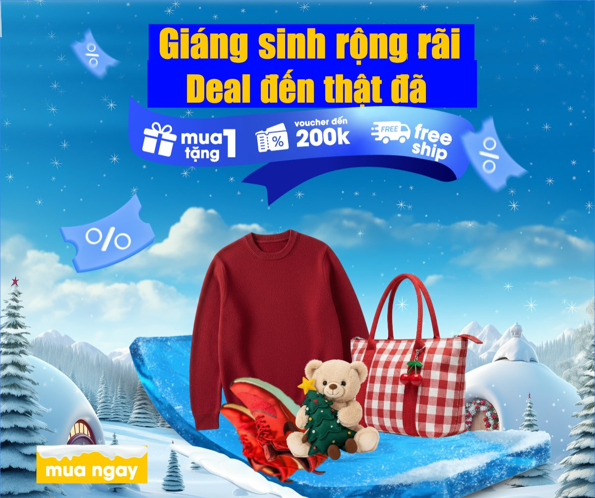 Giáng sinh rộn ràng deal đến thật đã