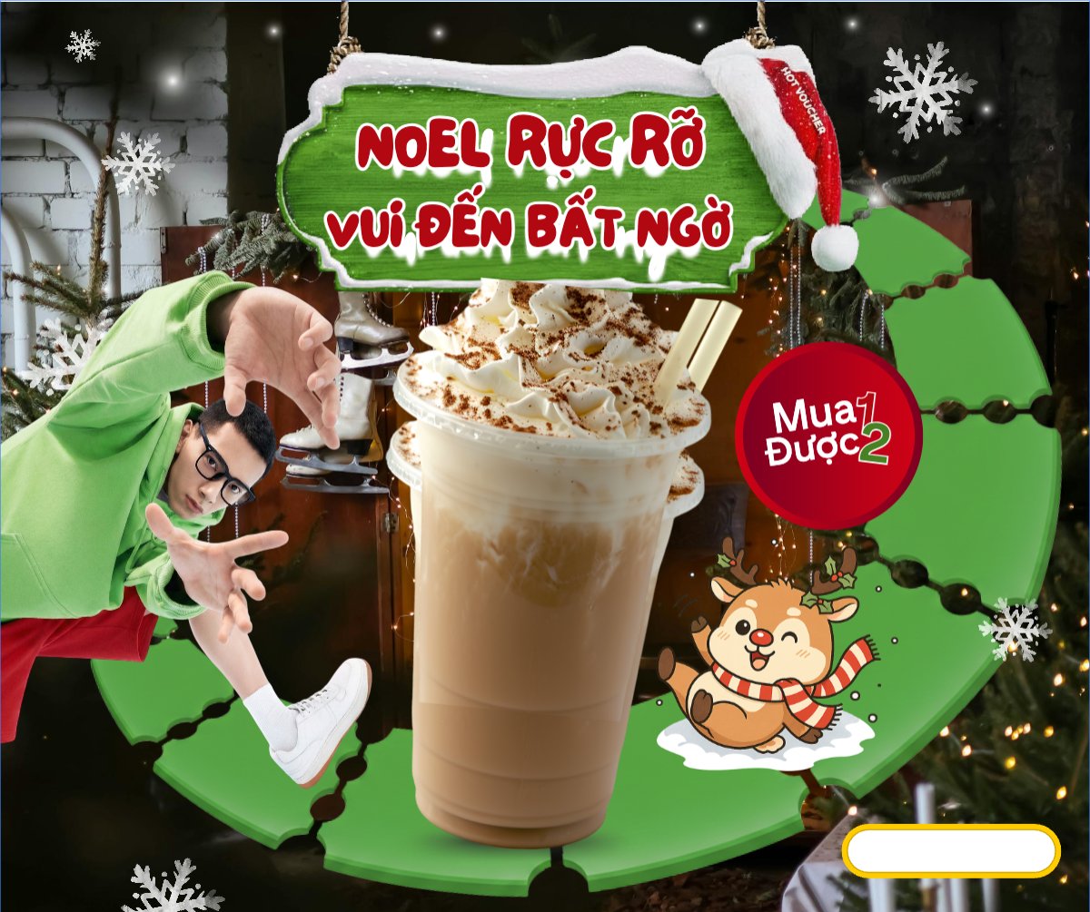 Mẫu Bài post MXH ngang Noel rực rỡ vui đến bất ngờ — LayerPic