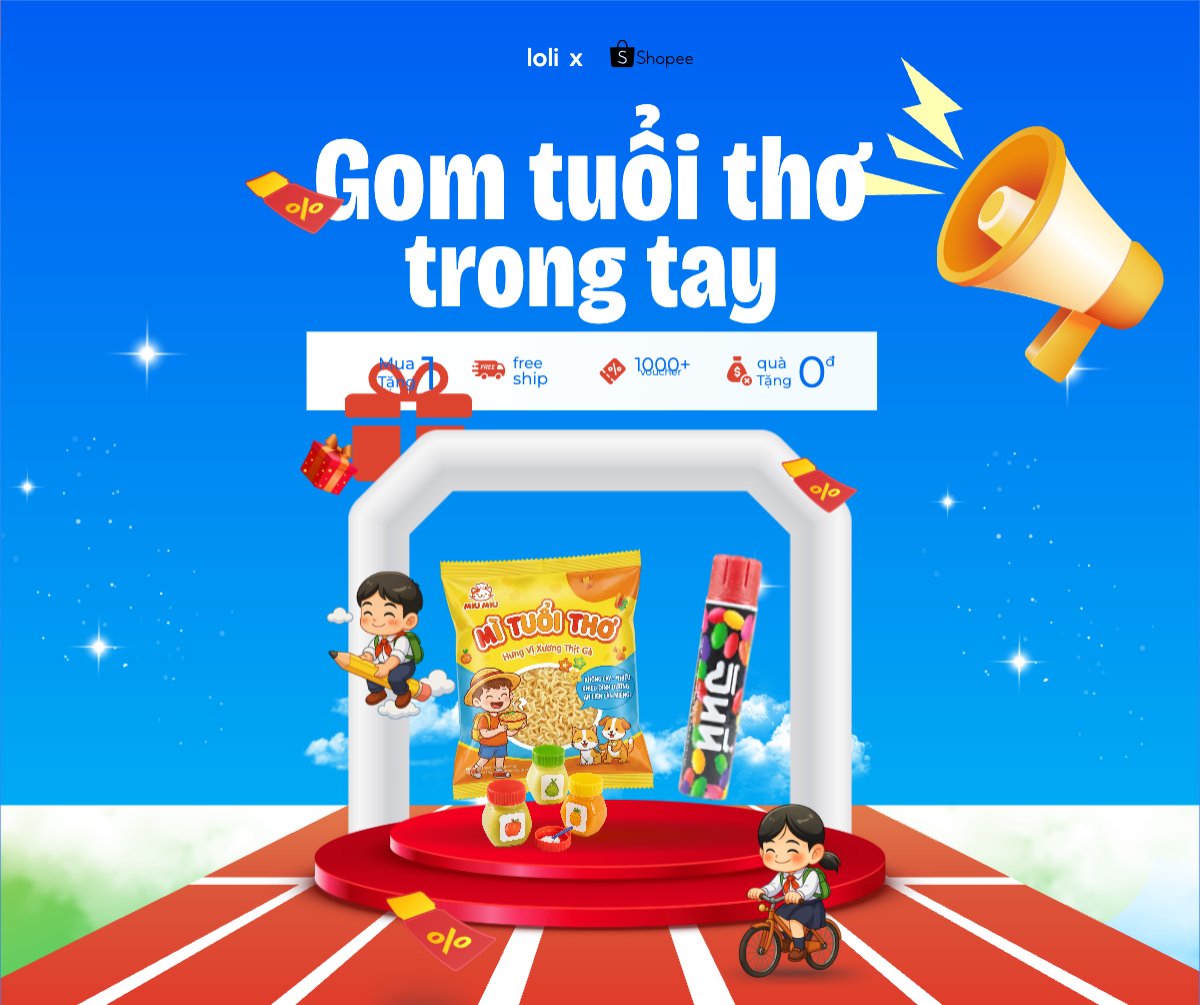 Mẫu Bài post MXH ngang Gom tuổi thơ trong tay — LayerPic