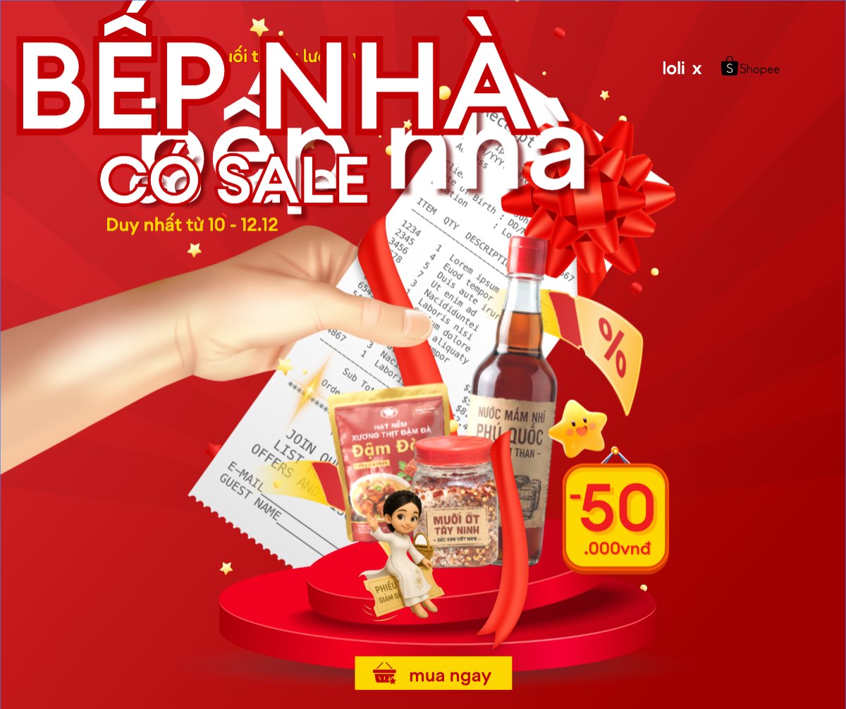 Mẫu Bài post MXH ngang Cuối tháng lương về bếp nhà có sale — LayerPic