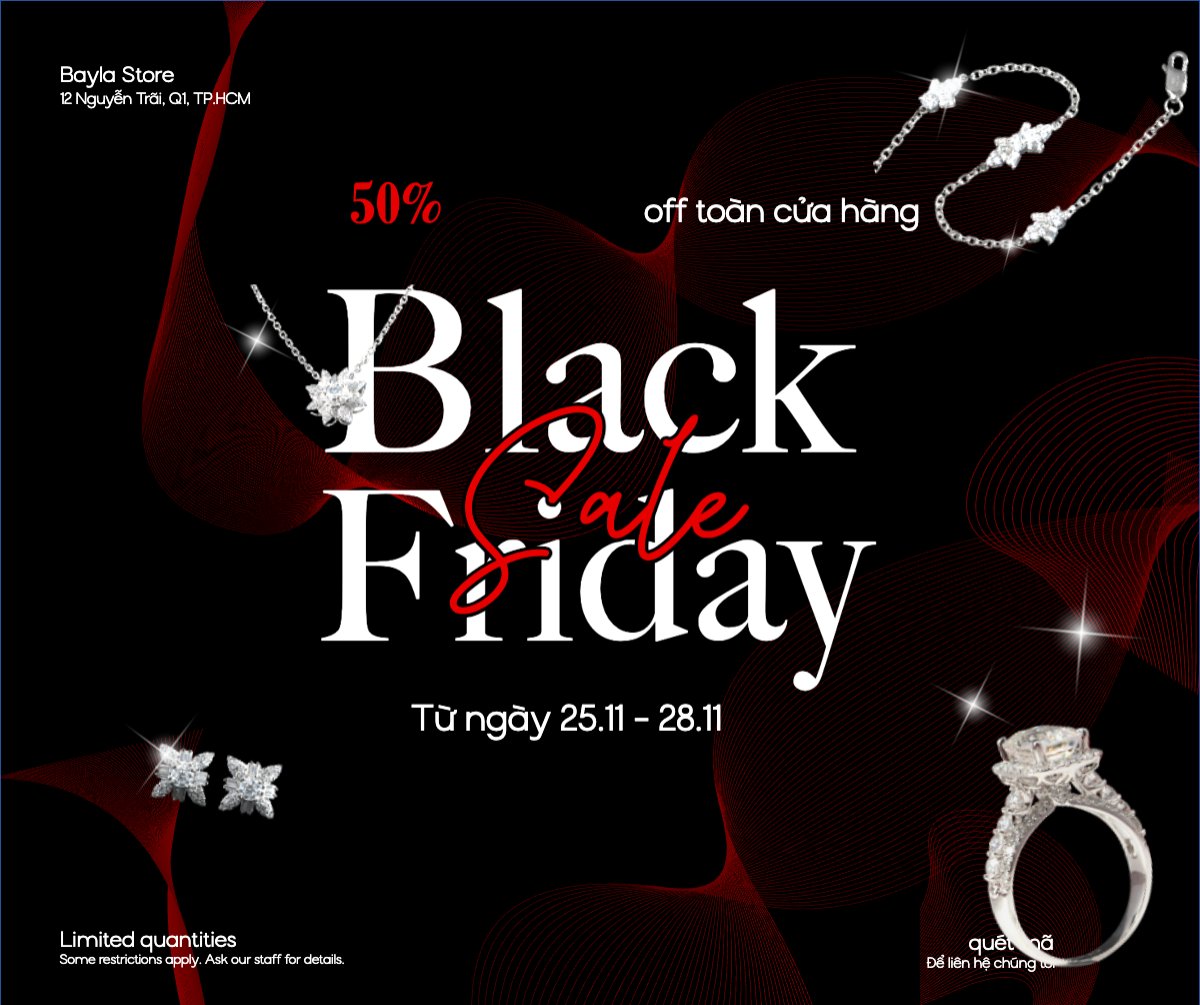Mẫu Bài post MXH ngang Black Friday sale — LayerPic