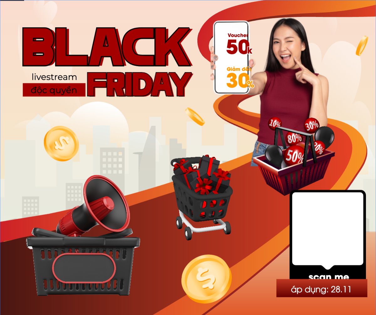 Mẫu Bài post MXH ngang Livestream độc quyền — LayerPic