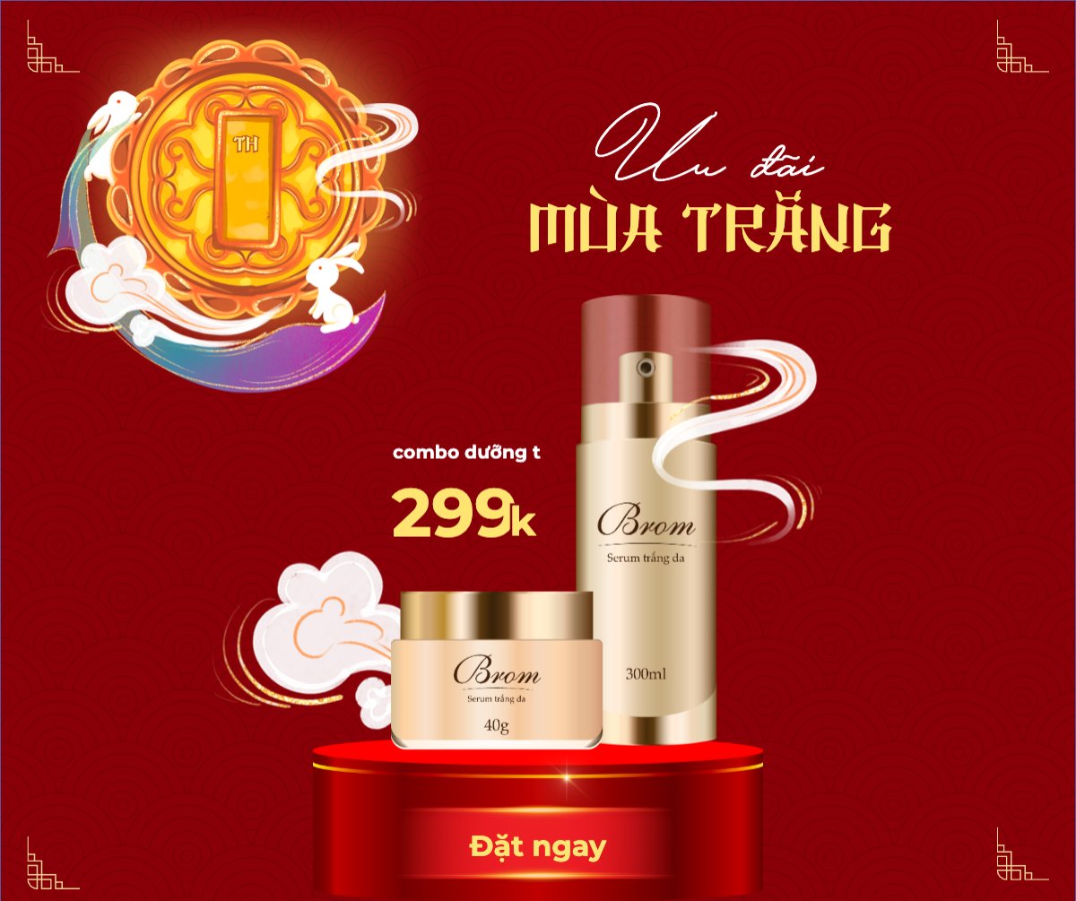 Mẫu Bài post MXH ngang Trung thu, Tết Đoàn Viên, mid-autumn festival, sự kiện, event, lễ hội, festival, mỹ phẩm, beauty, làm đẹp, sale, giảm giá, dễ thương, cute — LayerPic