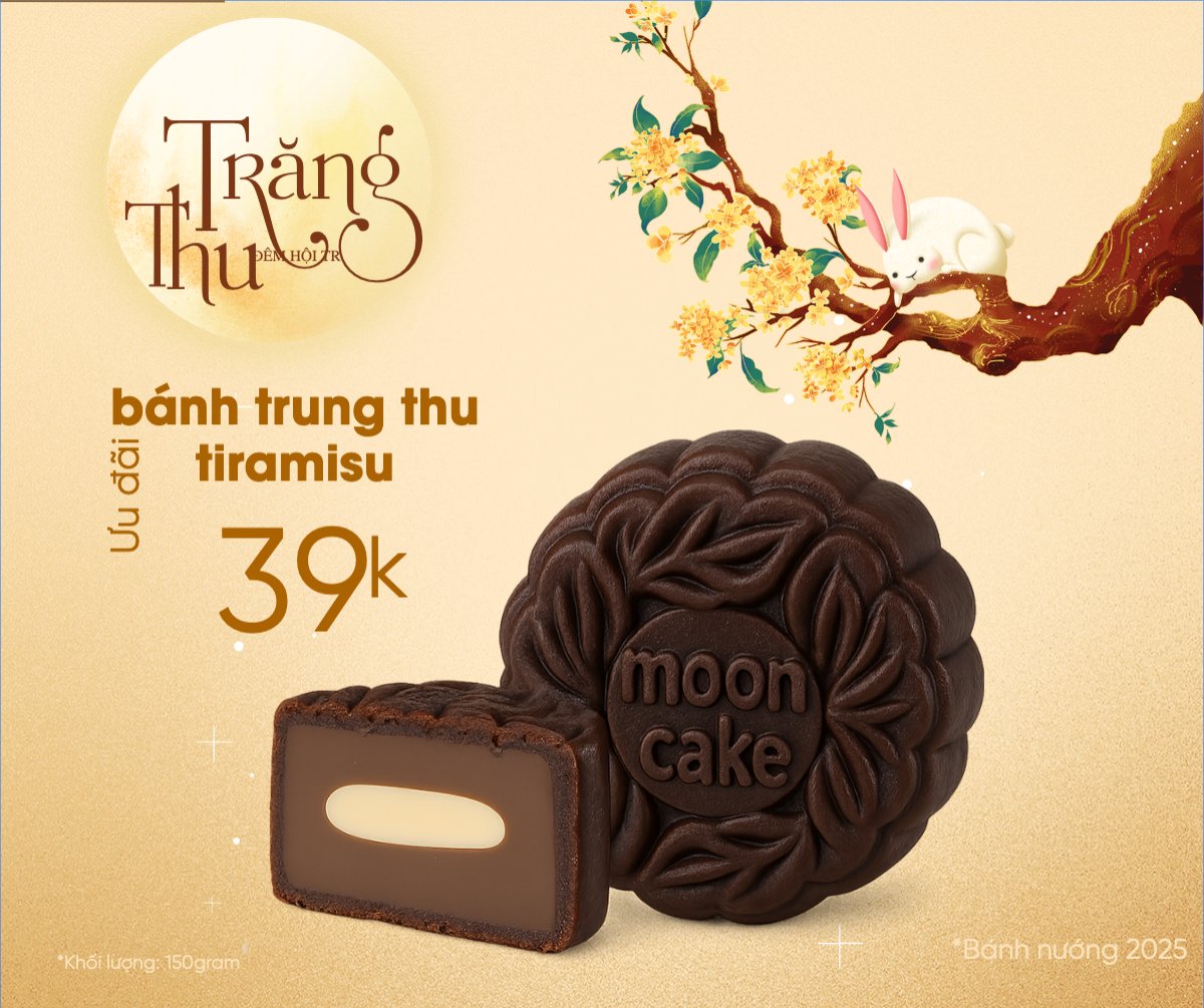 Mẫu Bài post MXH ngang Trung thu, Tết Đoàn Viên, mid-autumn festival, sự kiện, event, lễ hội, festival, ẩm thực, food, bánh trung thu, cute, dễ thương — LayerPic
