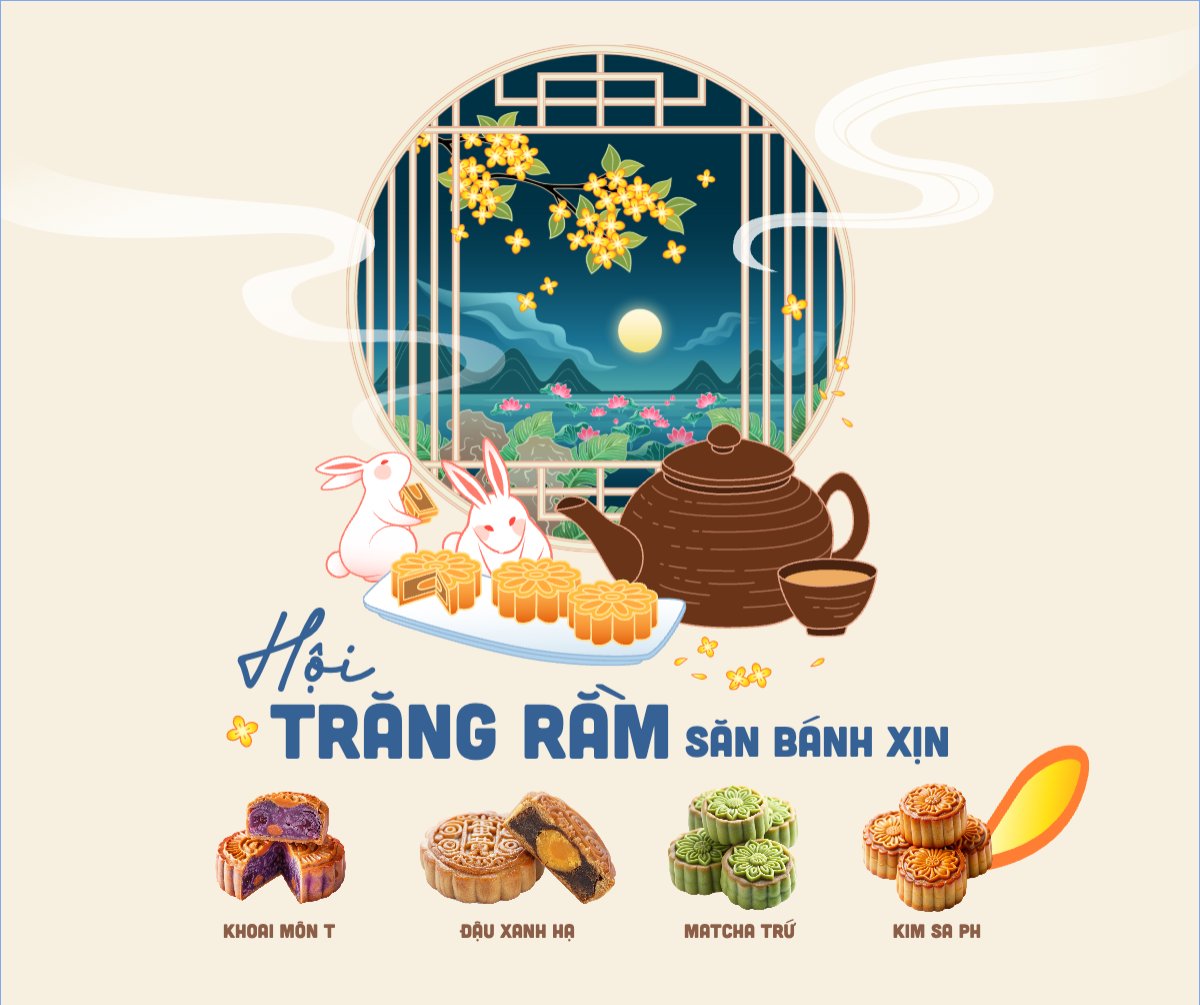 Trung thu, Tết Đoàn Viên, mid-autumn festival, sự kiện, event, lễ hội, festival, ẩm thực, food, bánh trung thu, cute, dễ thương