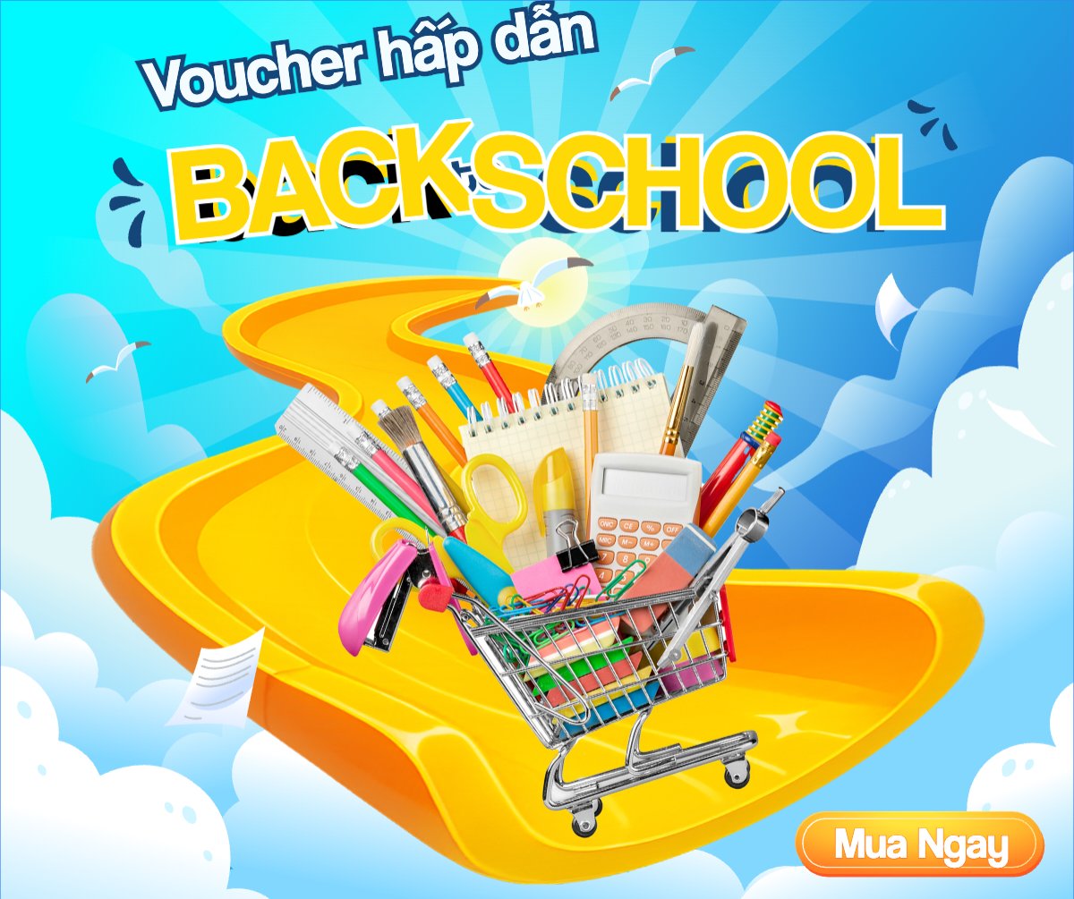 Mẫu Bài post MXH ngang Tựu trường, đến trường, nhập học, giáo dục, education, school, trường học, dễ thương, cute, chibi, hoạt hình, cartoon — LayerPic