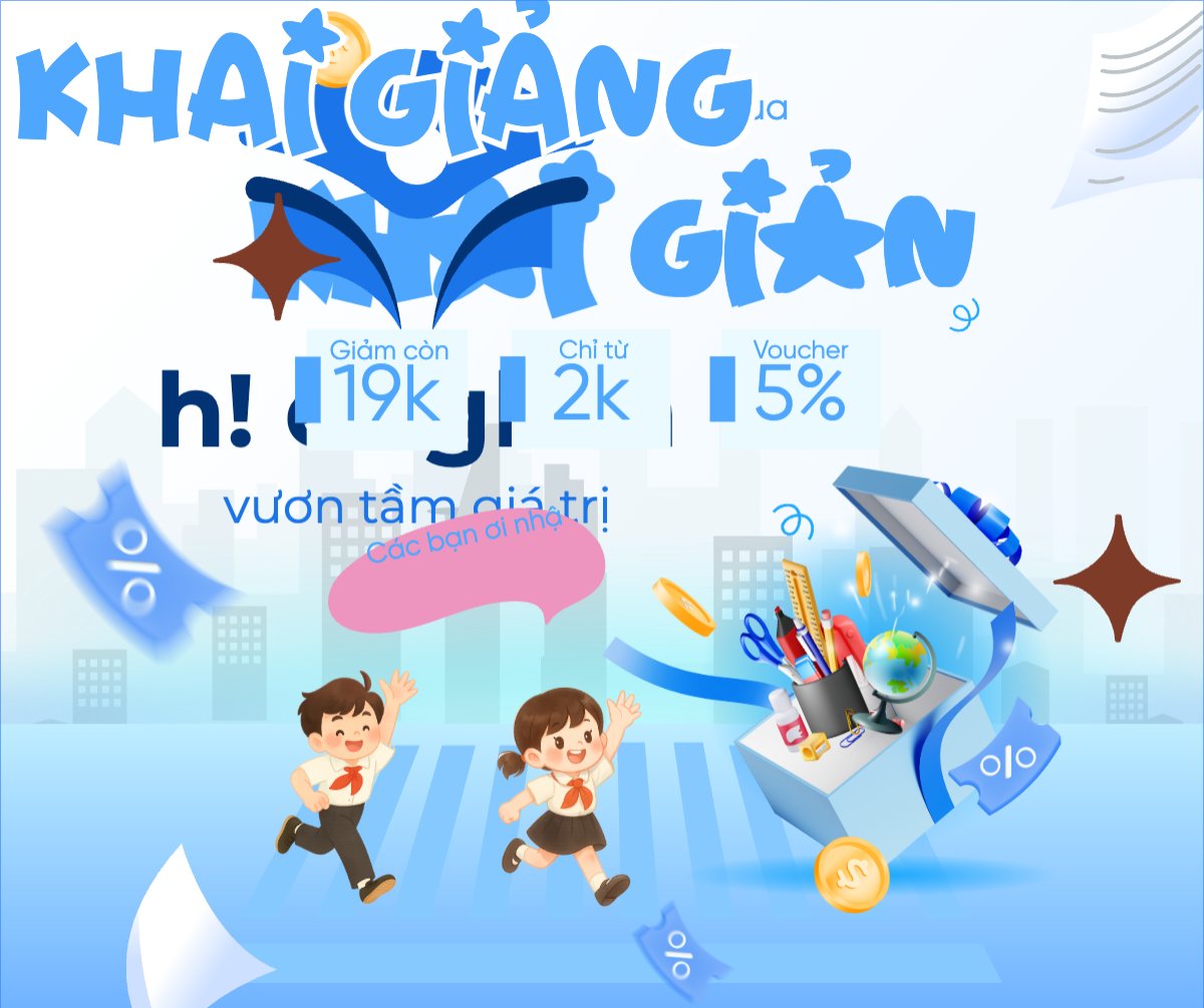 Mẫu Bài post MXH ngang Tựu trường, nhập học, văn phòng phẩm, giáo dục, education, school, trường học, hiện đại, modern — LayerPic