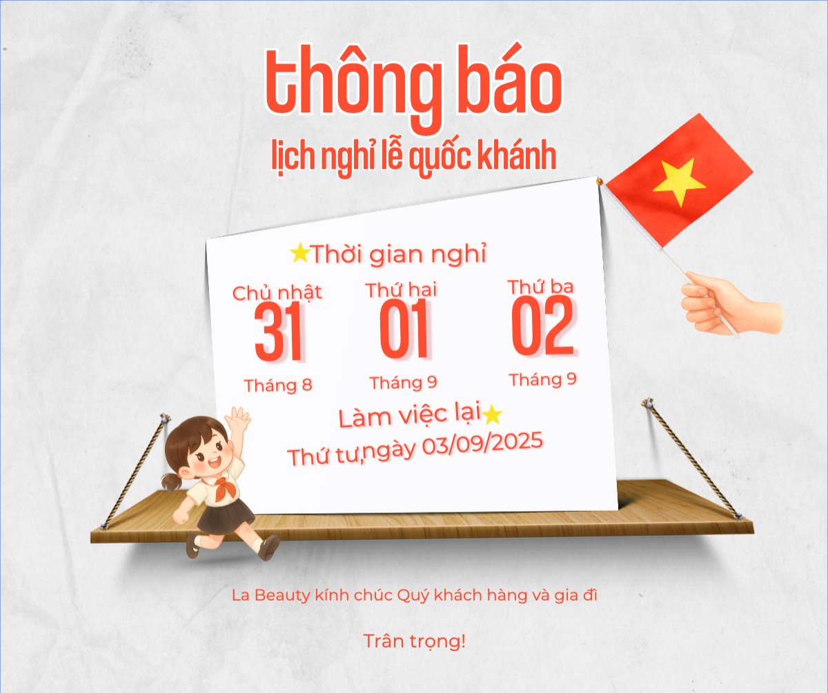 Mẫu Bài post MXH ngang 2/9, Quốc Khánh, lễ hội, thông báo, lịch nghỉ, Việt Nam, sự kiện, dễ thương, cute, chibi, hoạt hình, cartoon — LayerPic
