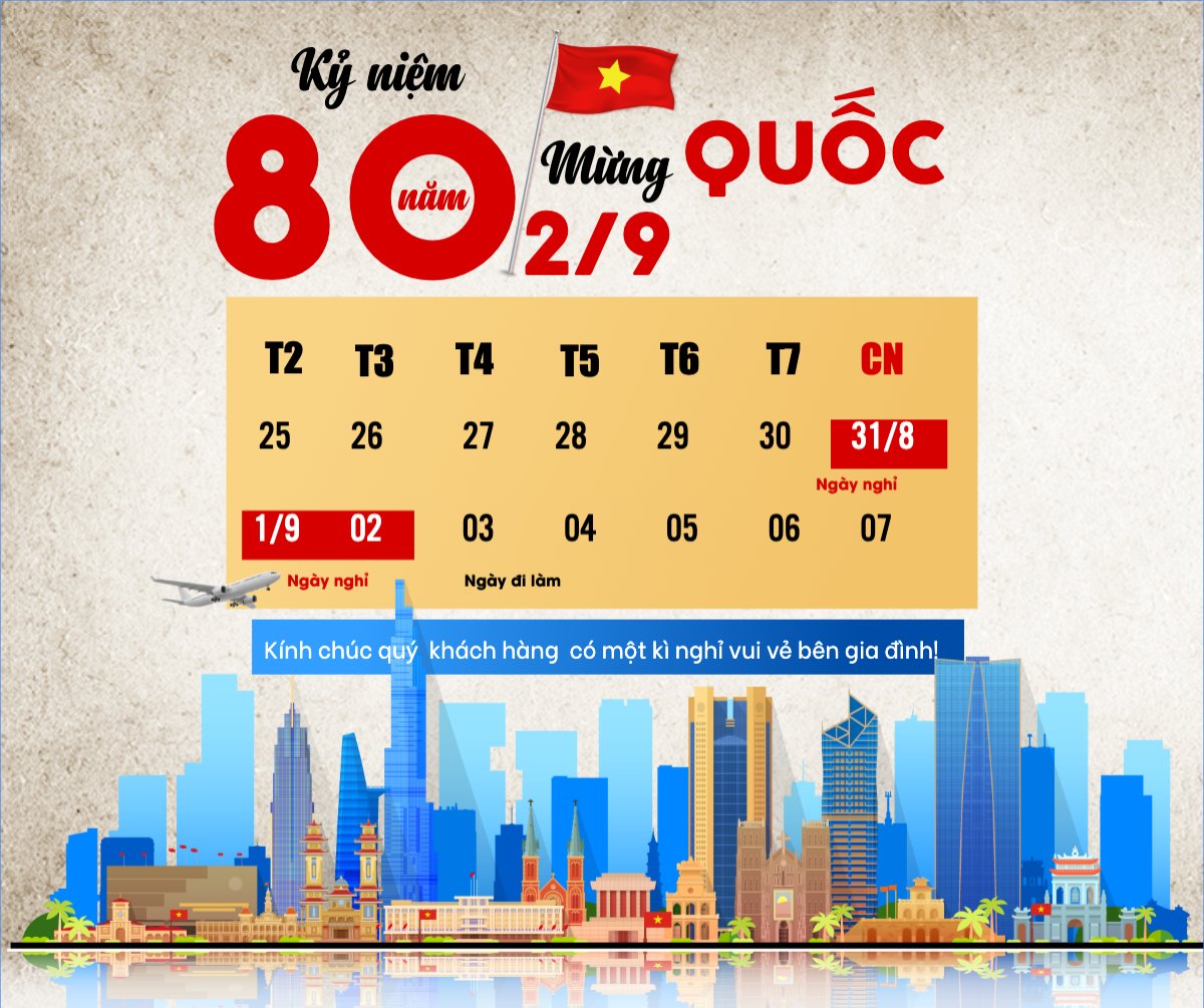 Mẫu Bài post MXH ngang 2/9, Quốc Khánh, lễ hội, thông báo, lịch nghỉ, Việt Nam, sự kiện, event, cổ điển, vintage, retro, classic — LayerPic