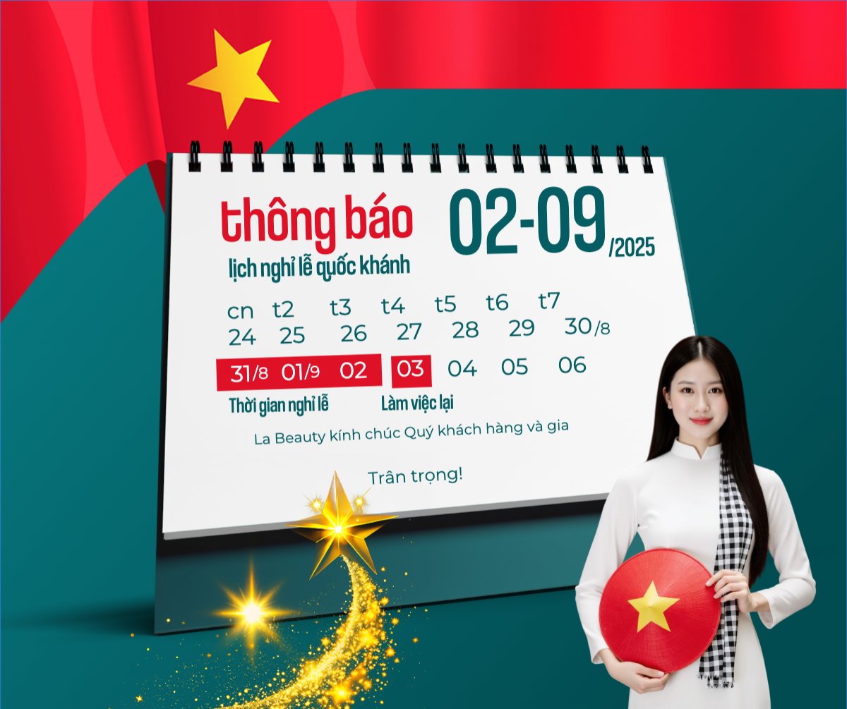 Mẫu Bài post MXH ngang 2/9, Quốc Khánh, lễ hội, thông báo, lịch nghỉ, Việt Nam, sự kiện, event, hiện đại, modern — LayerPic