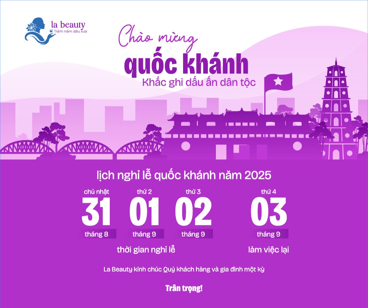 Mẫu Bài post MXH ngang 2/9, Quốc Khánh, lễ hội, thông báo, lịch nghỉ, Việt Nam, sự kiện, event, hiện đại, modern — LayerPic
