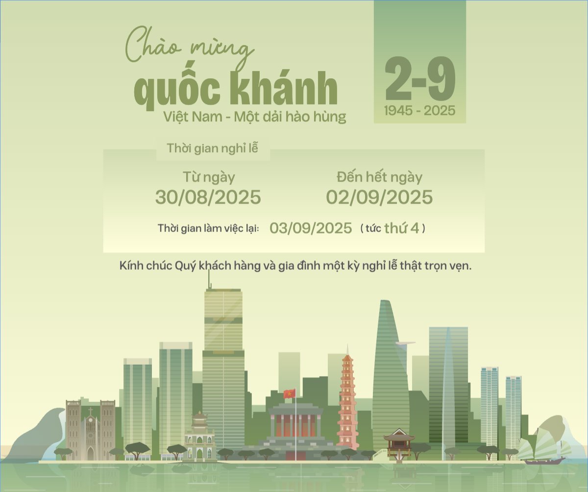 2/9, Quốc Khánh, lễ hội, thông báo, lịch nghỉ, Việt Nam, sự kiện, event, hiện đại, modern