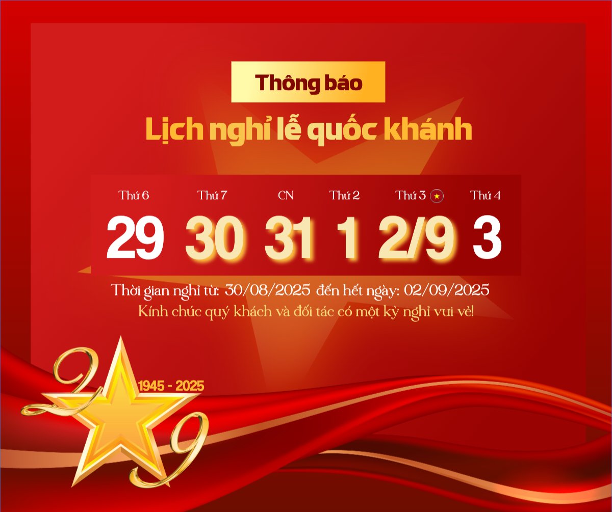 2/9, Quốc Khánh, lễ hội, thông báo, lịch nghỉ, Việt Nam, sự kiện, event, hiện đại, modern